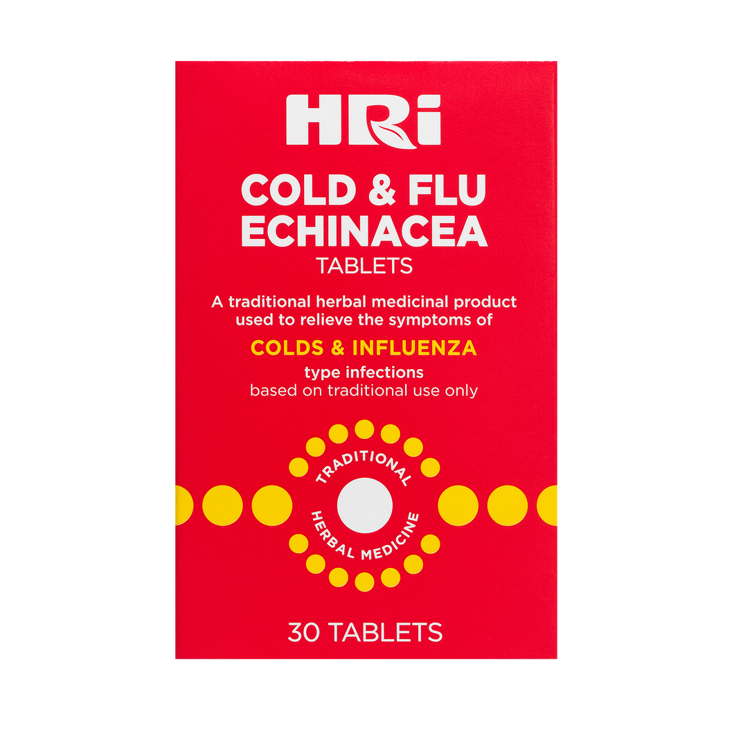 HRI Cold & Flu Echinacea - 30 tablets